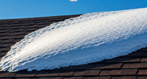 southern md roof with snow