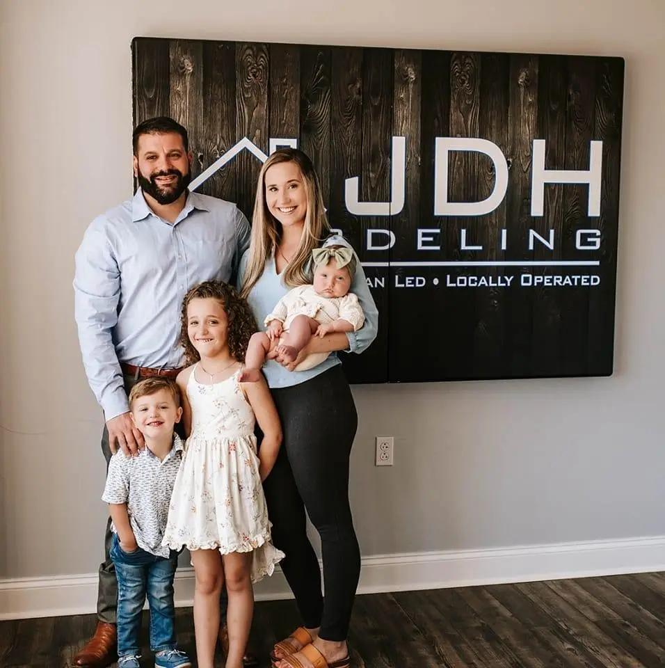 Jim Dodson with his family