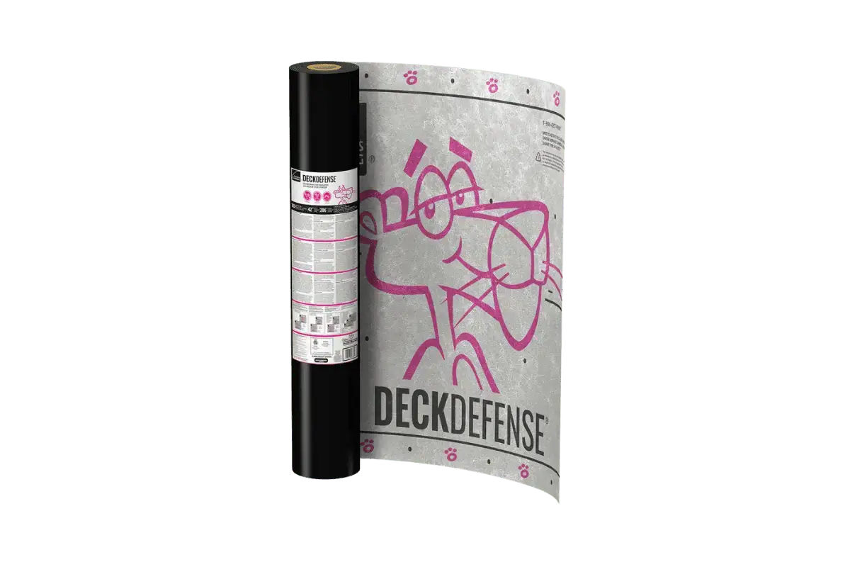 Owens Corning Deck Defense synthetic underlayment being installed by JDH Remodeling crew in Southern Maryland