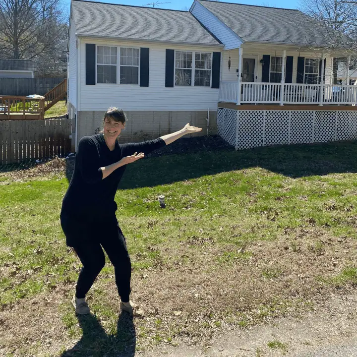 Hughesville, MD homeowner after a full storm-damage restoration project by JDH Remodeling using forensic diagnostic protocol
