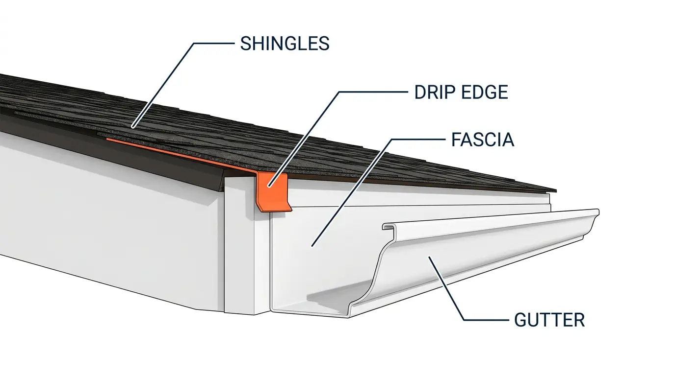 Cladding Drip Edge Roof Drip Edge: Types, Profiles, and What Matters | JDH