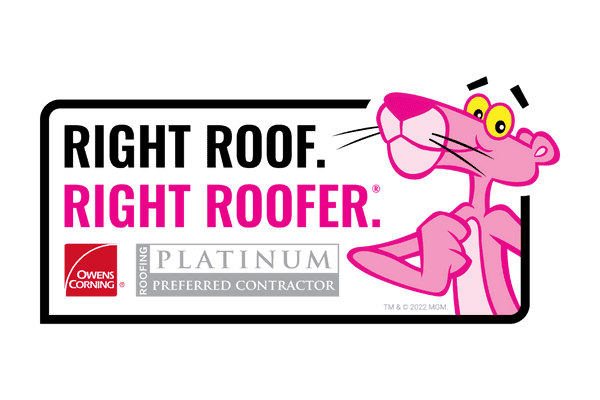 Owens Corning Platinum Preferred Badge