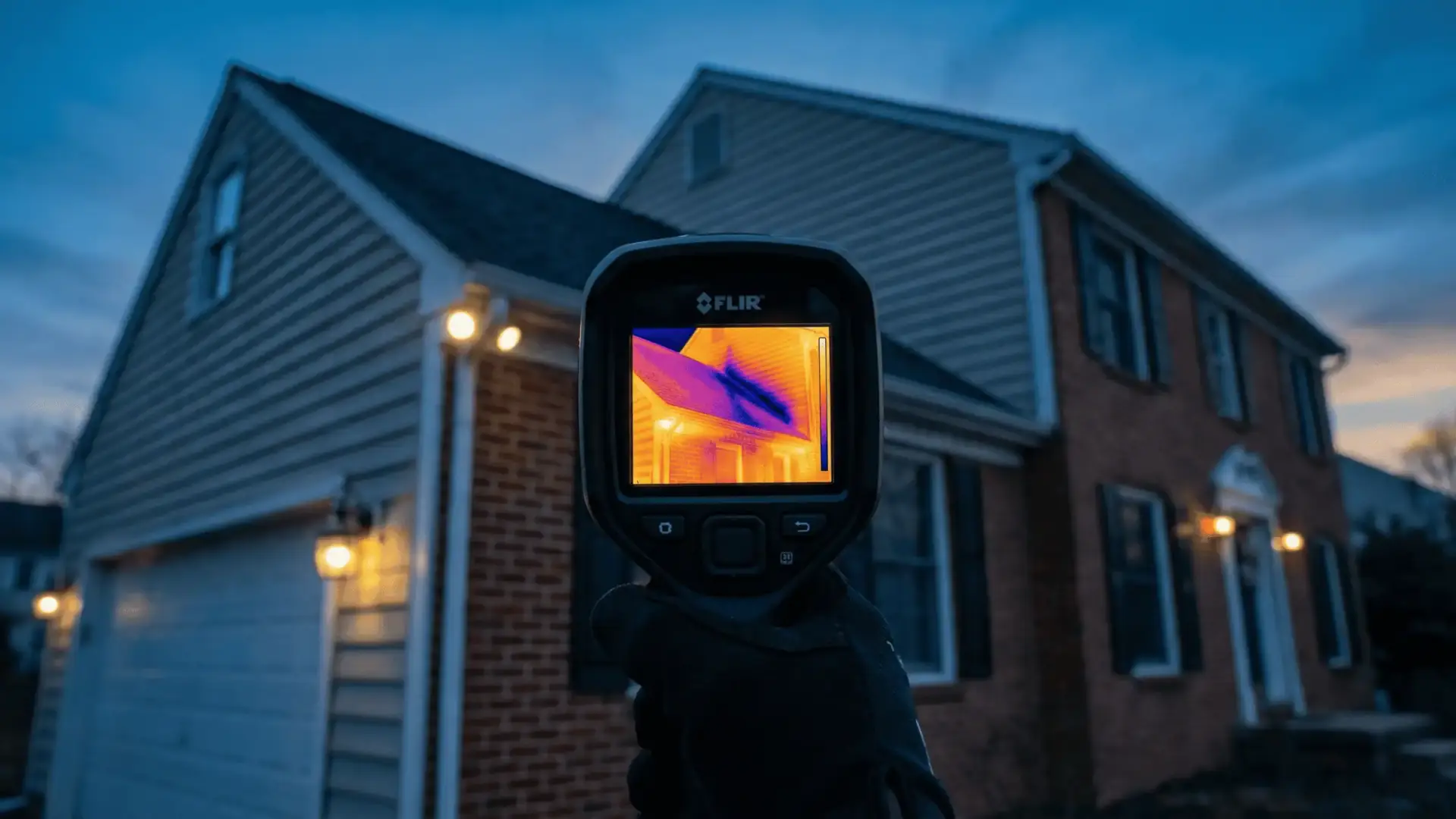 JDH Remodeling Forensic Truth Report showing thermal moisture mapping data for a Maryland home