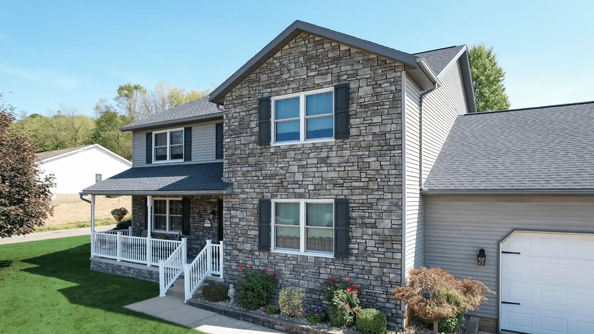 Owens Corning algae-resistant shingles and ProVia windows on a Mechanicsville, MD home installed by JDH Remodeling (MHIC #137491)
