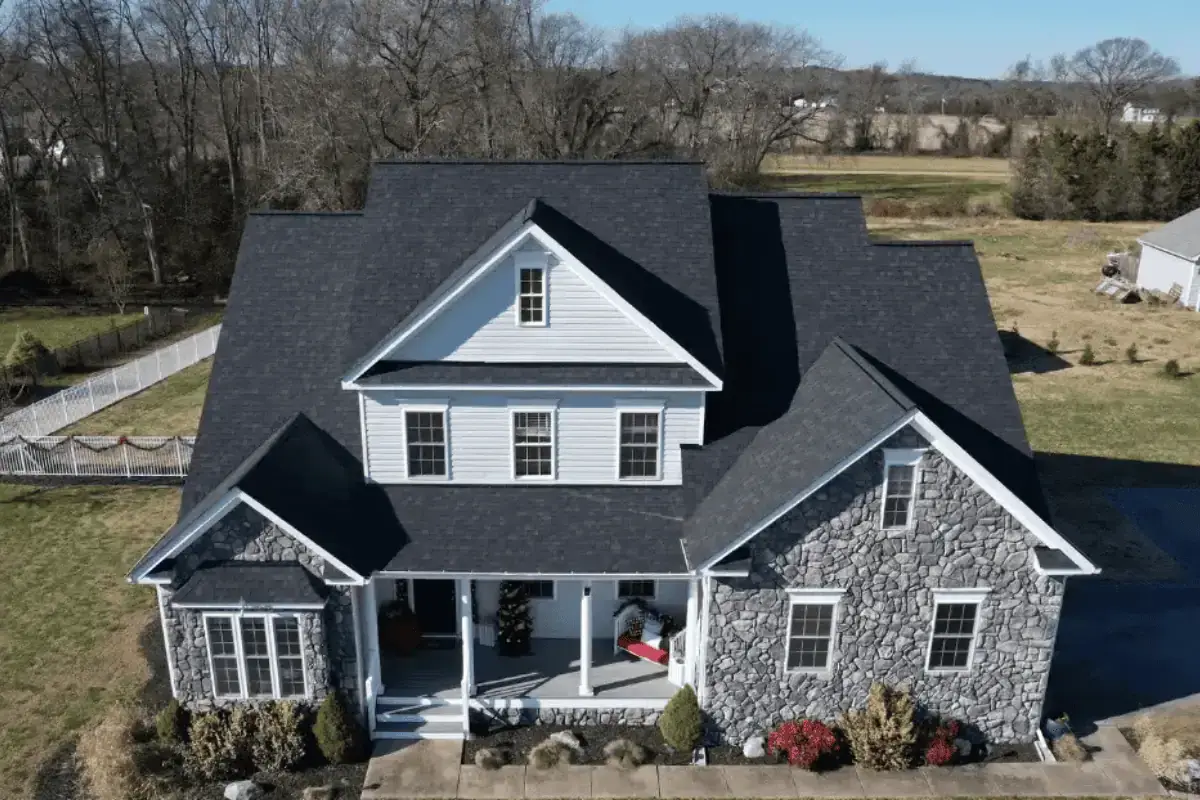 Asphalt shingle roof installed by JDH Remodeling in Southern Maryland