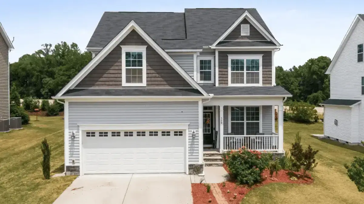 Seamless K-style gutter installation by JDH Remodeling in Mechanicsville Maryland
